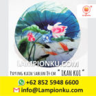 Payung Hias Kain Lukis Motiv IKAN KOI