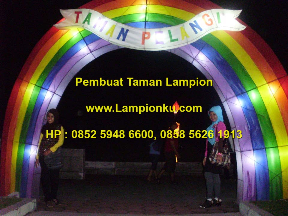 Lampionku.com - Menerima Pembuatan TAMAN LAMPION seperti Taman Pelangi YOGYAKARTA, HP. 0852 5948 6600.