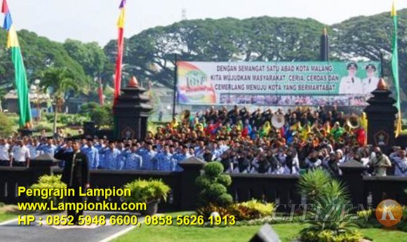 Lampionku.com - Upacara HUT Kota Malang ke 100 tahun 2014,HP: 0852 5948 6600